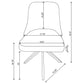 Paulita Upholstered Swivel Side Chairs (Set of 2) Grey and Gunmetal