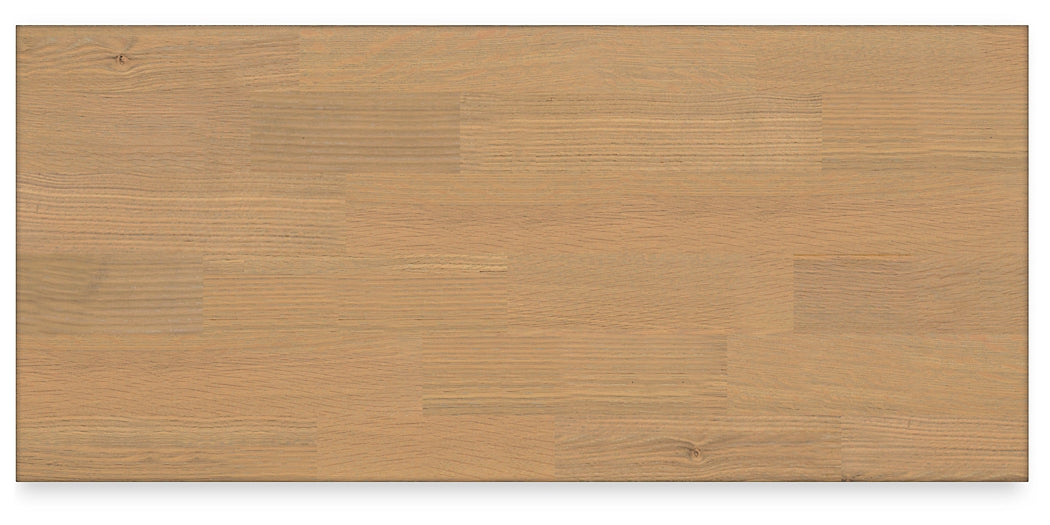 Ashbryn California King Panel Storage Bed with Mirrored Dresser and Chest