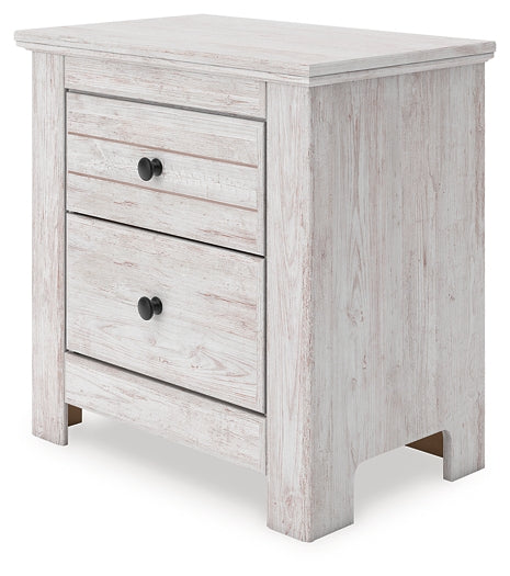 Makidern Two Drawer Night Stand