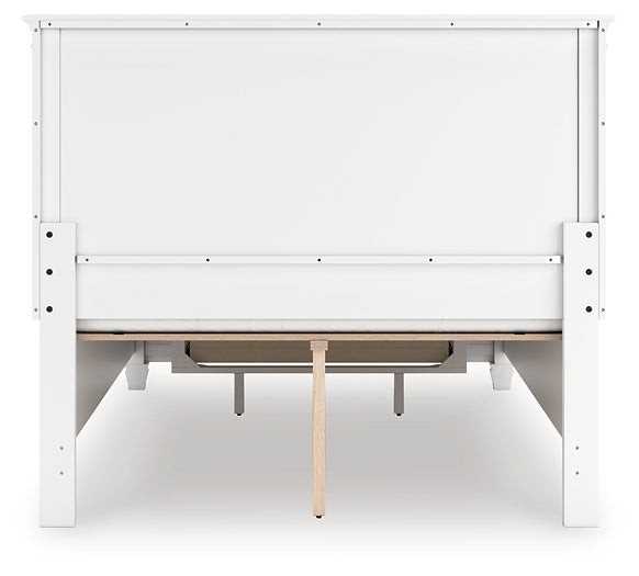 Fortman Full Panel Storage Bed, Dresser, Mirror and Nightstand