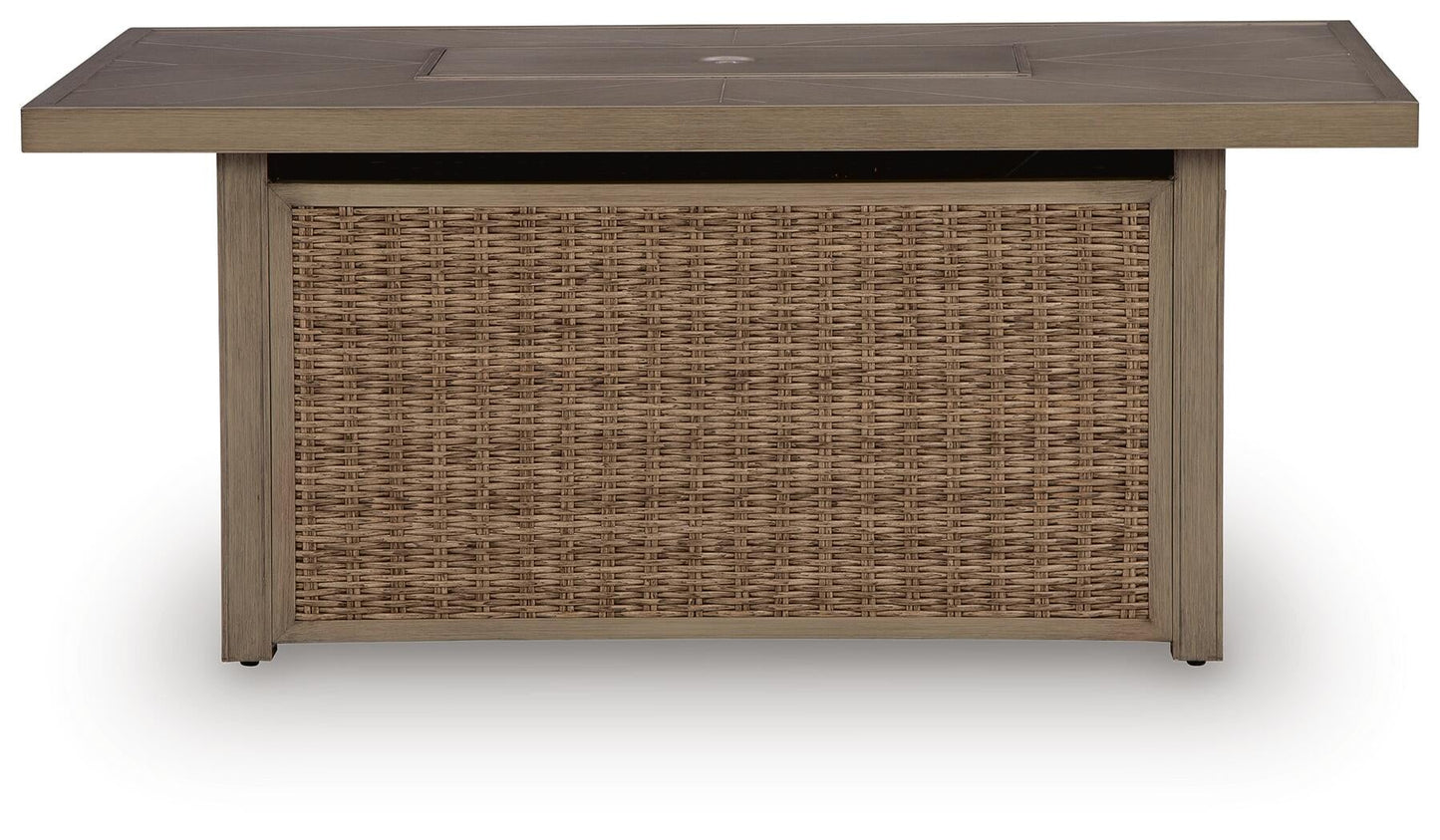 Laguna Heights Rectangular Fire Pit Table