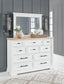 Ashbryn King Panel Storage Bed, Dresser, Mirror, Chest and Nightstand