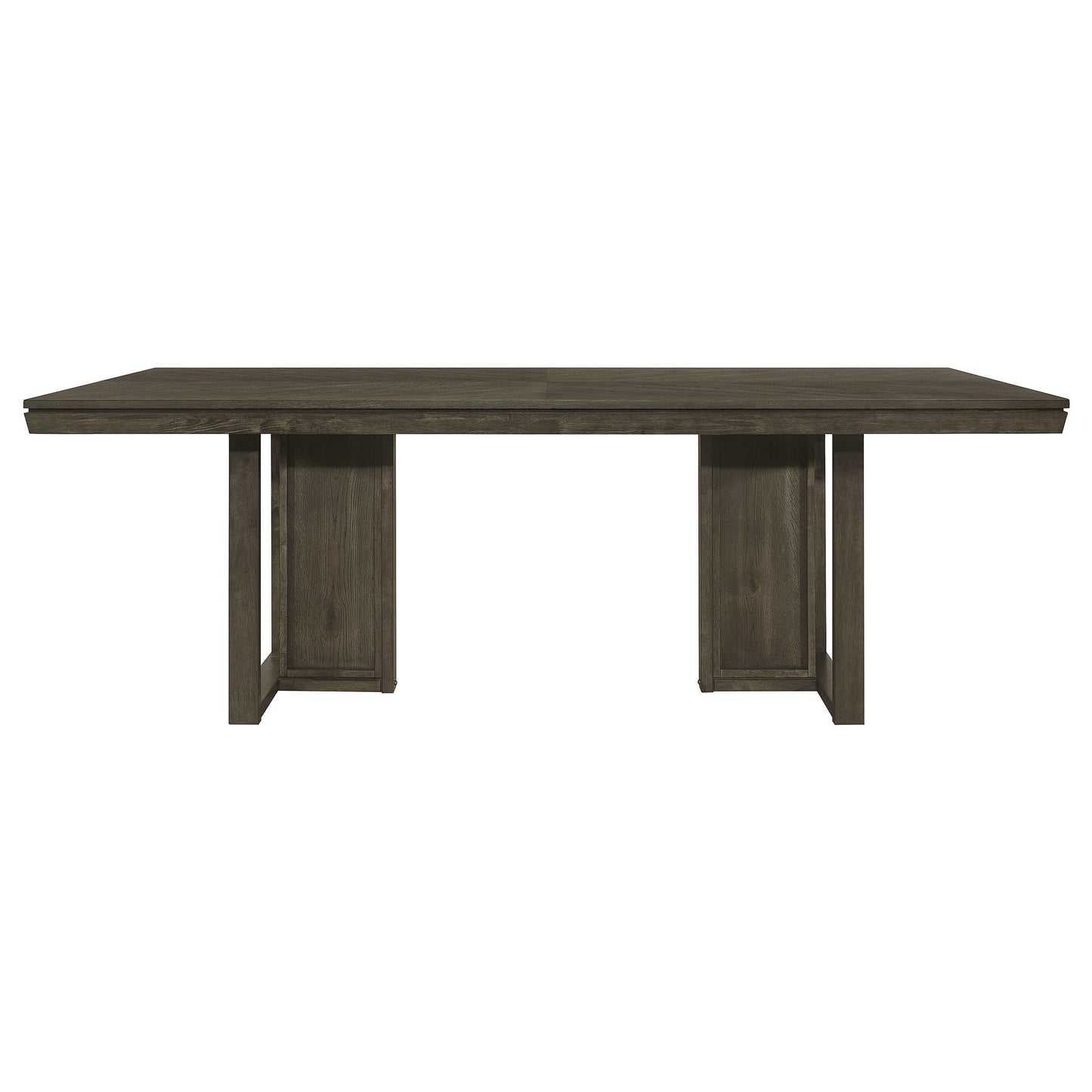 Kelly 9-piece Rectangular Dining Table Set Beige and Dark Grey