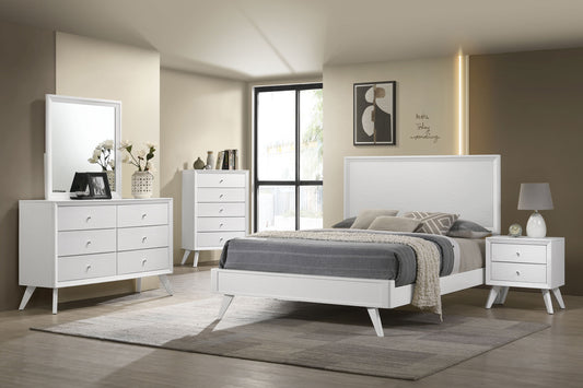 Janelle 4-piece Eastern King Bedroom Set White