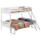 Littleton Wood Twin Over Full Bunk Bed White