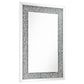 Valerie Crystal Inlay Rectangle Wall Mirror